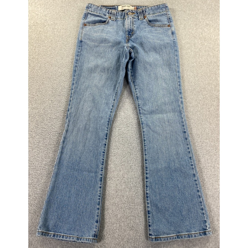Levi's 525 Women's‎ Jeans Size 6S Boot Cut Blue Stretch Light Wash Y2K  (29x30)
